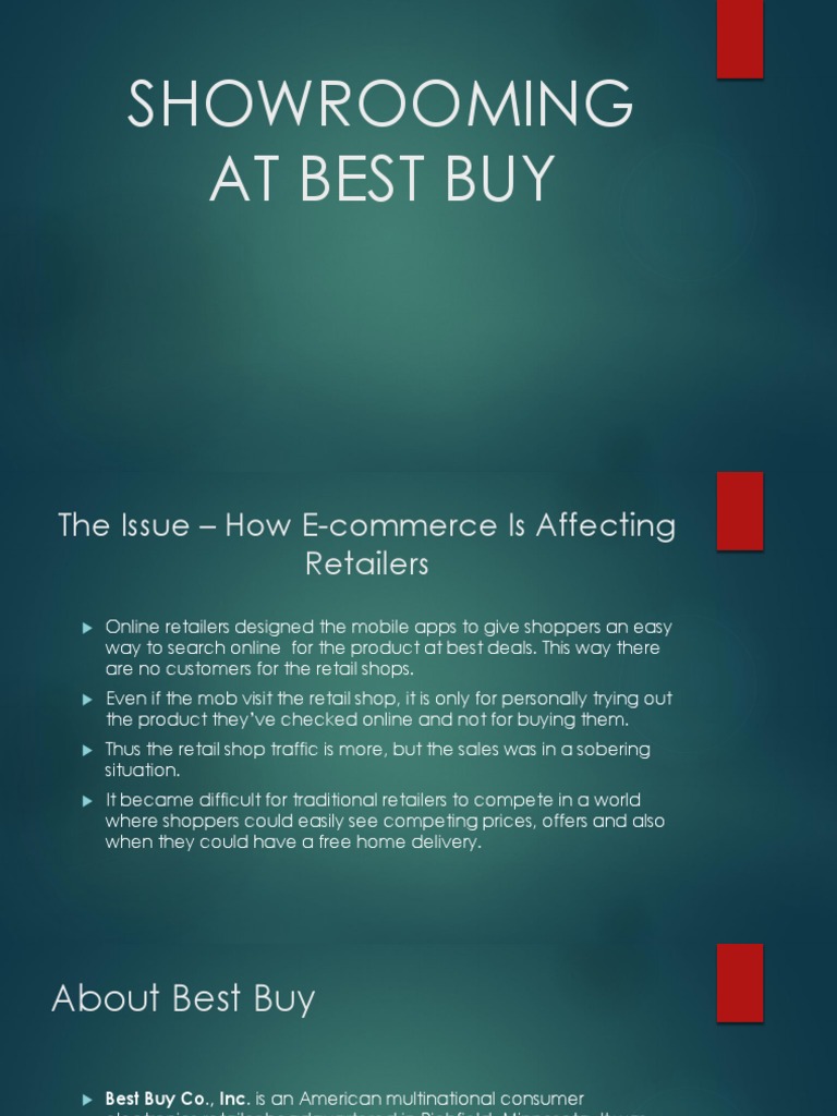 showrooming at best buy case study pdf