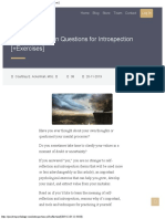 87 Self-Reflection Questions For Introspection PDF