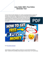 PayPal Money Adder 2020 - Free Online Generator Tool