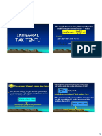 Integral Tak Tentu PDF