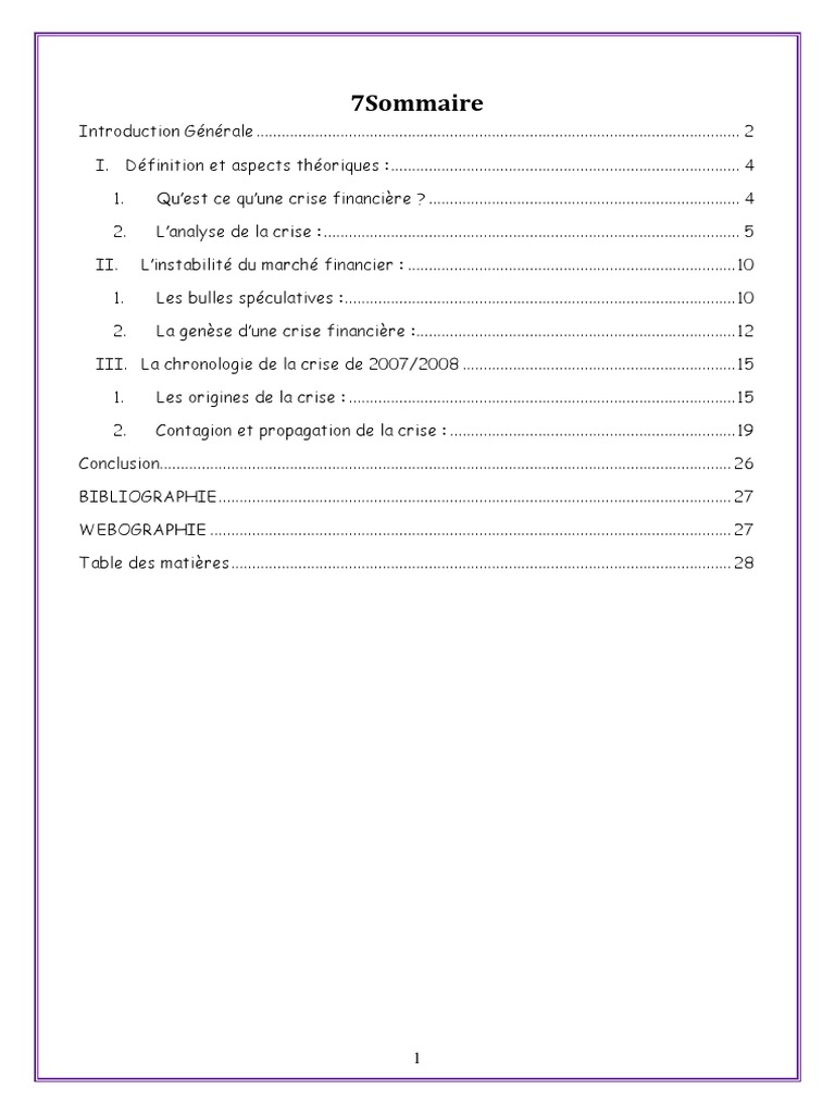 Analyse de la crise financière de 2008 | PDF | Titrisation | Subprime