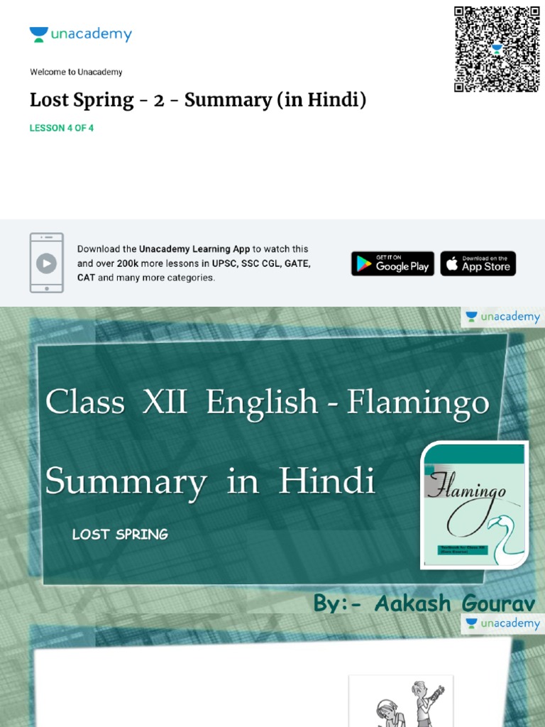Hindi Lost Spring PDF | PDF