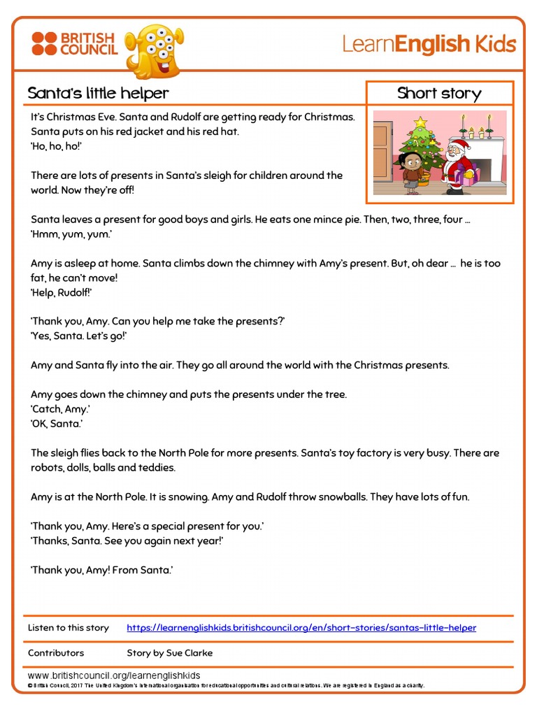 Santa s Little Helper British Council