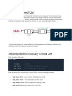 Doubly Linked List Implementation and Traversal in 40 Characters