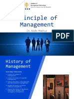 Chapter 2 - History of Management - Principle of Management
