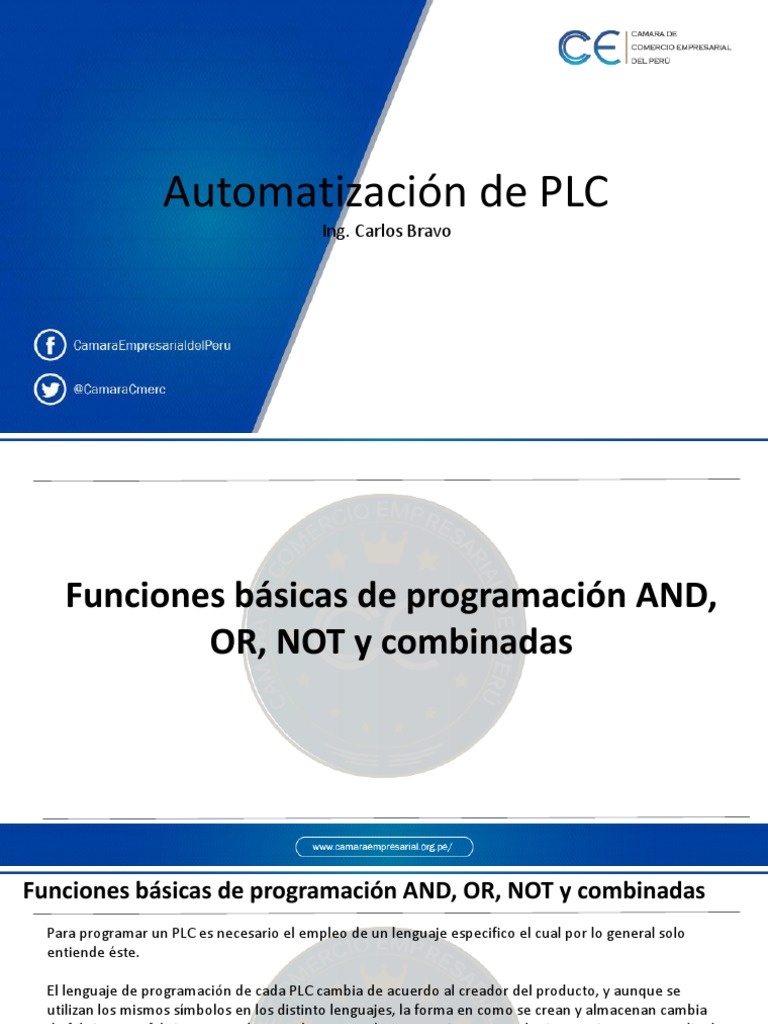 Funciones Basicas de Programacion and or Not y Combinadas Mod 4 Cce ...