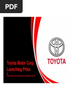 Toyota Motor Corp - Launching Prius - Final