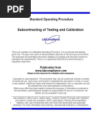 S 522 Subcontracting Tests Calibration