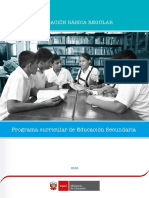 CURRICULO Programa Curricular Educacion Secundaria