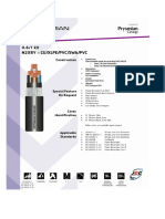 PRYSMIAN N2XRY CU/XLPE/PVC/SWA/PVC 0,6 / 1kv