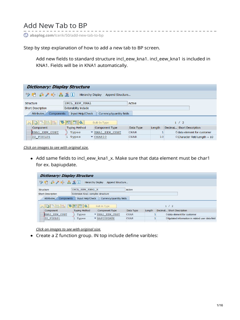 Adding a New Tab to BP Screen | PDF | Function (Mathematics ...