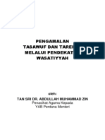 TASAWUF DAN TAREKAT MELALUI PENDEKATAN WASATIYYAH - Tan Sri Dr. Abdullah PDF