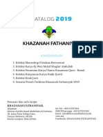 Katalog Khazanah Fathaniyah 2019 Update Junl PDF