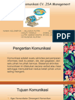 Negoisasi Dan Komunikasi CV