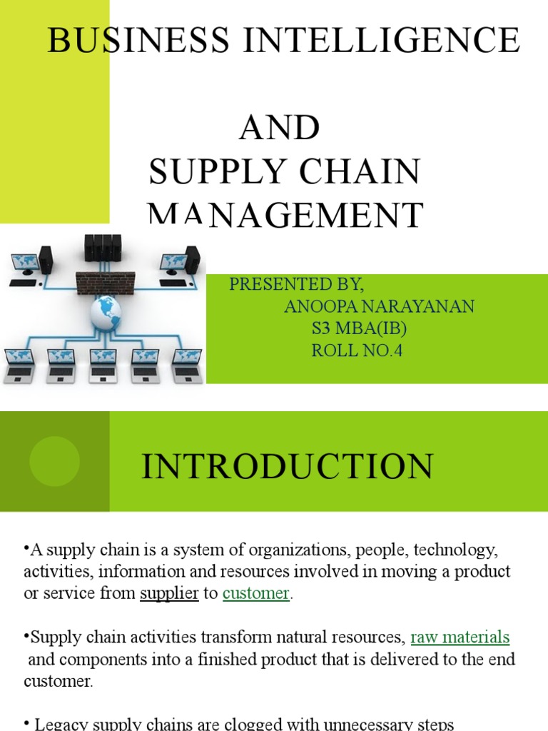 Business Intelligence and Supply Chain Management | PDF | Business ...