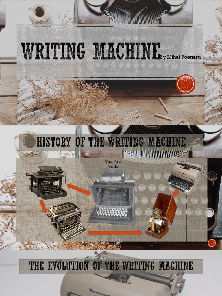 Models of Writing Machines and Components | PDF