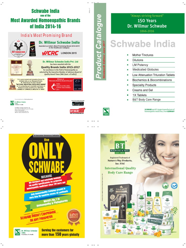 Schwabe Remedy List PDF PDF Premenstrual Syndrome Skin Care