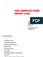 Precision Agriculture Using Lora