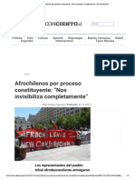 Afrochilenos por proceso constituyente_ _Nos invisibiliza completamente_ _ El Desconcierto