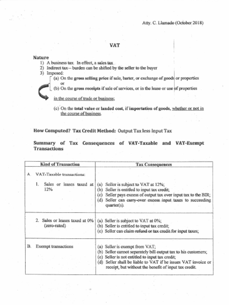 Vat PDF | PDF