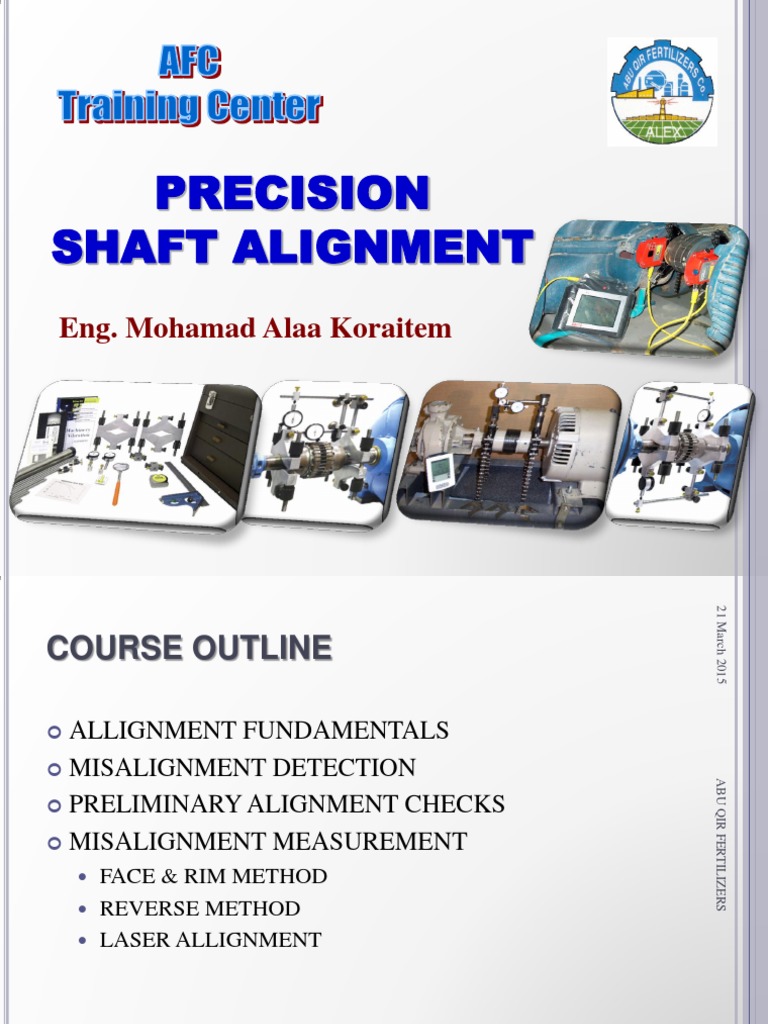 Precision Shaft Alignment Training Guide | PDF | Bearing (Mechanical ...