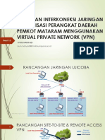 Pelatihan Interkoneksi Jaringan Opd Pemkot Mataram Menggunakan VPN