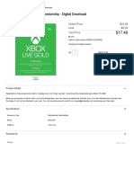 Xbox Live Gold 3 Month Membership - Digital Download