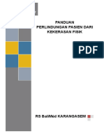 PANDUAN PERLINDUNGAN PASIEN DARI KEKERASAN FISIK