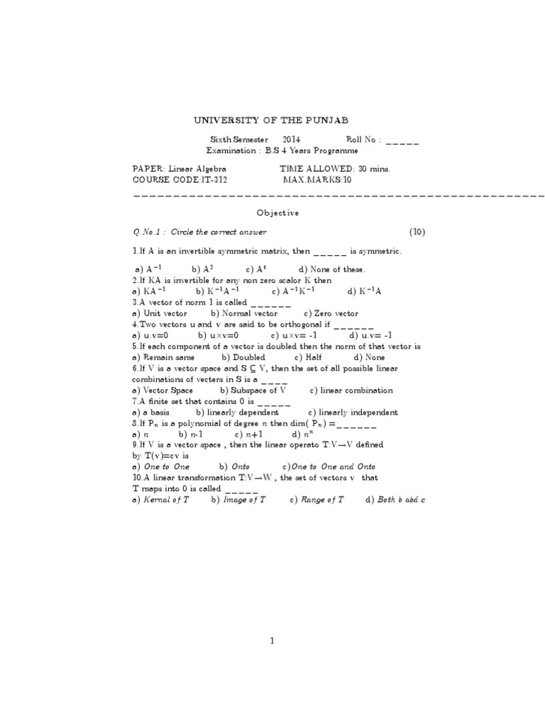 Math Model Paper PDF | PDF | Vector Space | Geometry