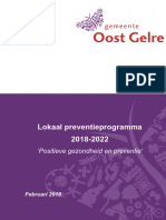 Lokaal preventieprogramma 2018-2022