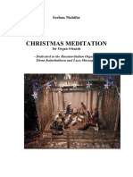 Serban Nichifor: Christmas Meditation For Organ 4-Hands