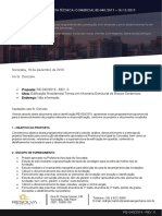 Proposta técnica-comercial para projetos de edificação residencial