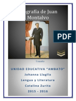 Biografía de Juan Montalvo