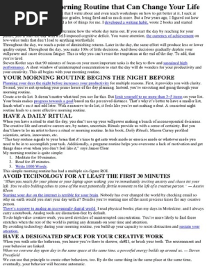The 90 Minute Morning Routine that Can Change Your Life