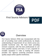 First Source Advisors PVT LTD