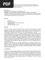 Siu L. Chow Keywords: Associated Probability, Conditional Probability, Confidence-Interval Estimate