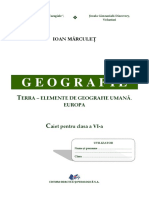 Geografie. Caiet Pentru Clasa A VI-a Ioa PDF