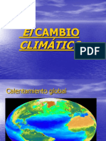 El Cambio Climatico y Sus Consecuencias