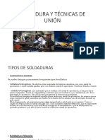 Soldadura y Técnicas de Unión