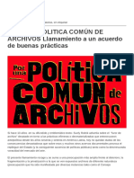 POR UNA POLITICA COMÚN DE ARCHIVOS Llamamiento a un acuerdo de buenas prácticas | Red Conceptualismos del Sur.pdf