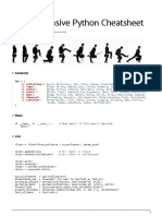 Python-Cheatsheet For Print