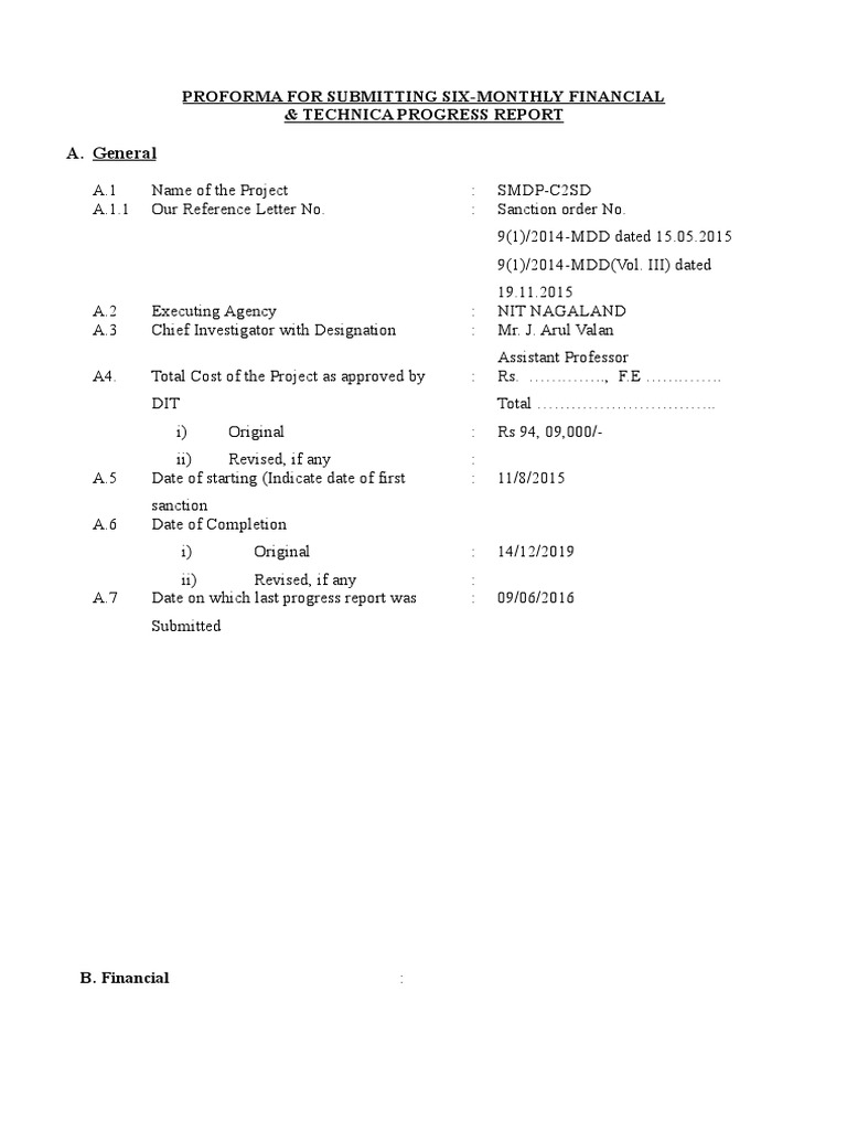 SMDP-C2SD Financial & Technical Progress Report | PDF | Computing ...