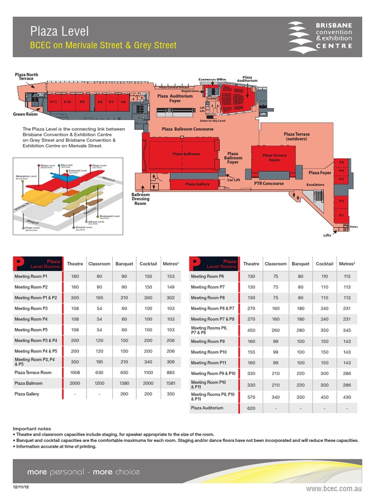Brisbane Convention Centre Floor Plan | PDF | Queensland Heritage ...