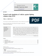 Frontal crash simulation of vehicles against lighting columns using FEM _ Elsevier Enhanced Reader