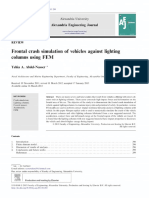 Frontal Crash Simulation of Vehicles Against Lighting Columns Using FEM - Elsevier Enhanced Reader