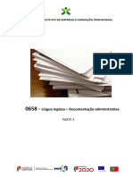 0658 - Língua Inglesa - Documentação Administrativa - Parte 2 PDF