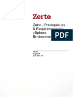 Zerto Virtual Replication Vsphere Enterprise Guidelines