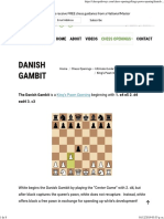 Danish Gambit Accepted - Chess Gambits- Harking back to the 19th century!