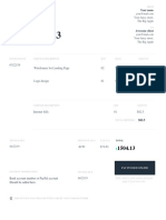 Invoice Template in Word Doc AND CO From Fiverr
