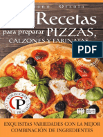 84 Recetas para Preparar Pizzas, Calzones y Farinatas PDF